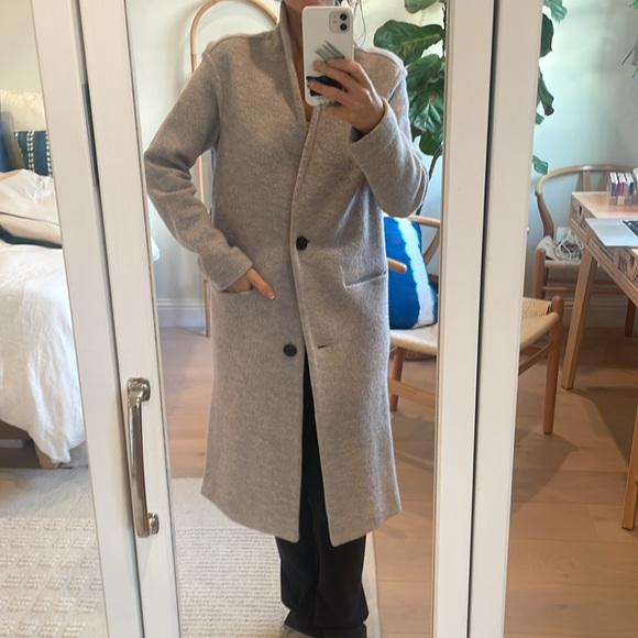 Aritzia Merino Wool coat Gray XXS - Picture 5 of 9
